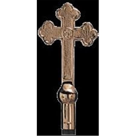 Perfectpatio Brass Plated Church Cross PE2648476